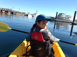 Kayaking at Monterey, CA